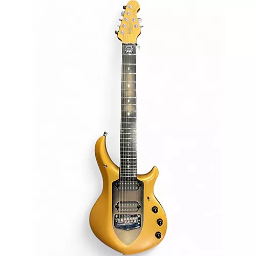 Used Ernie Ball Music Man Majesty 7 Gold Solid Body Electric Guitar Gold