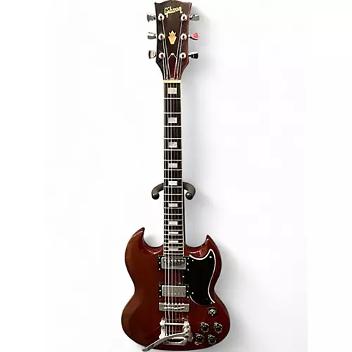 Vintage 1970s Gibson SG Natural Solid Body Electric Guitar Natural