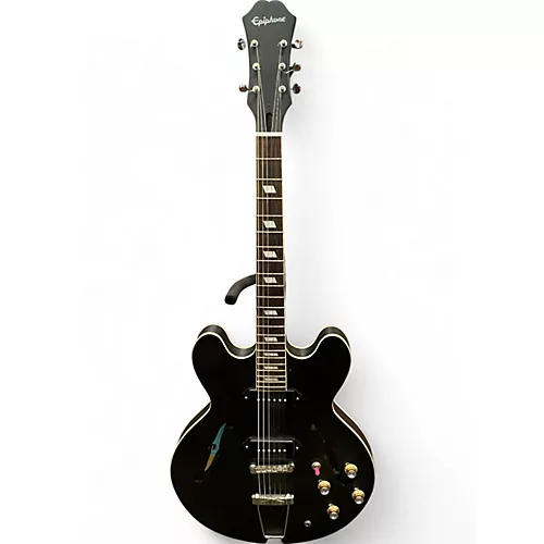 Used Epiphone casino worn Black Onyx Hollow Body Electric Guitar Black Onyx