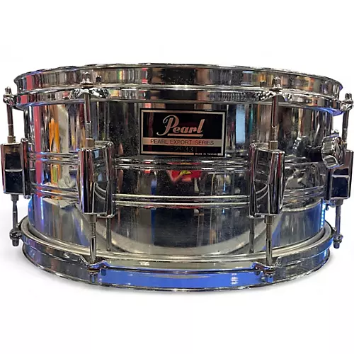 Used Pearl 14in STEEL SNARE STEEL Drum STEEL 33