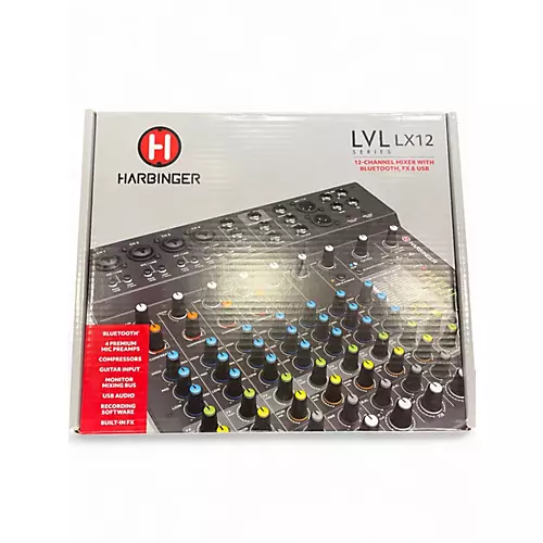 Used Harbinger LVL LX12 Powered Mixer