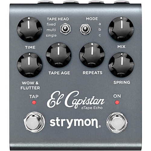 Strymon El Capistan V2 dTape Echo Effects Pedal Grey