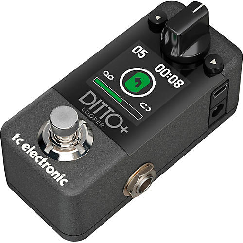 TC Electronic Ditto+ Looper Effects Pedal Black