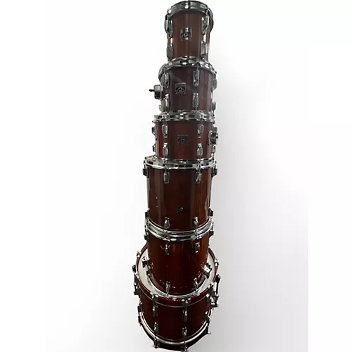 Used TAMA 6 Piece 50 anniversary Superstar Cherry wine Drum Kit Cherry wine