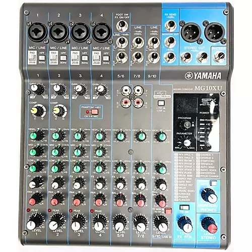 Used Yamaha mg10XU Unpowered Mixer