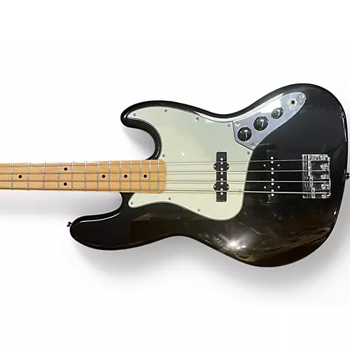Used Fender Player Jazz Bass bleck Electric Bass Guitar bleck