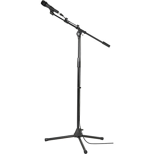 Musician's Gear MG200T Tripod Microphone Stand With Telescoping Boom Black