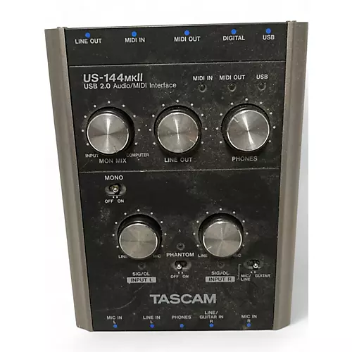 Used TASCAM US-144MK2 Audio Interface