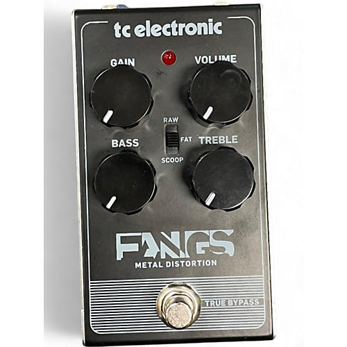 Used TC Electronic Fangs Metal Distortion Effect Pedal