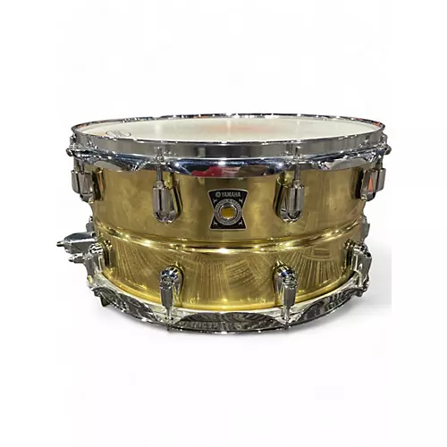 Used Yamaha 6.5X14 brass Natural Drum Natural 15