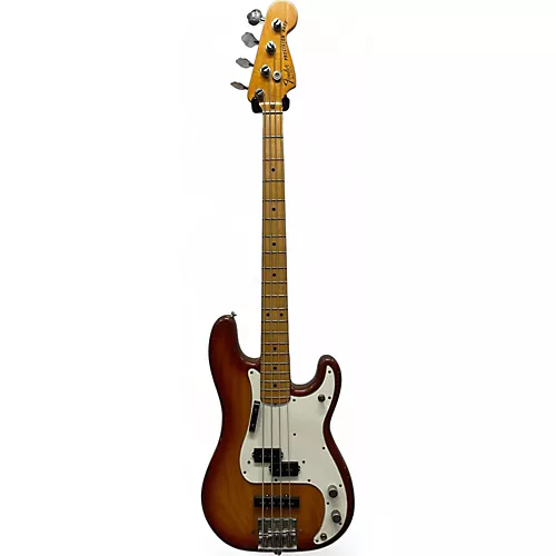 Vintage 1979 Fender Precision Bass Sienna Sunburst Electric Bass Guitar Sienna Sunburst