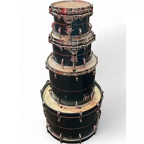Used 2023 TAMA 4 Piece Star Maple  satin blue Drum Kit satin blue