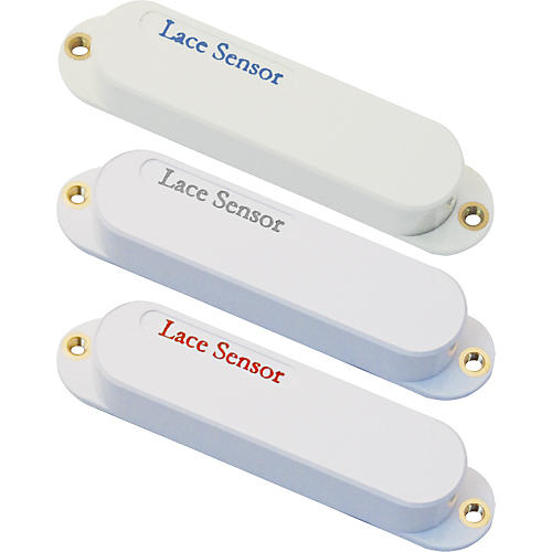Lace Sensor Blue-Silver-Red 3-Pack S-S-S Pickup Set Black