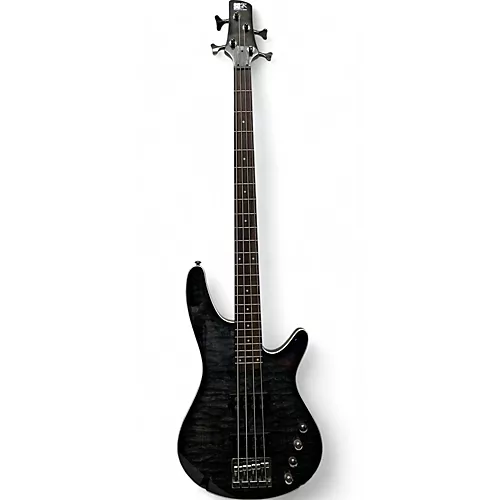Used Ibanez SRX3EXQM1 Trans Black Electric Bass Guitar Trans Black