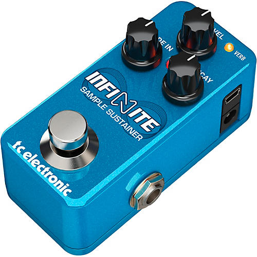 TC Electronic Infinite Sample Sustainer Mini Effects Pedal Blue