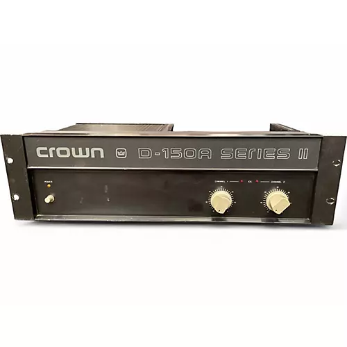 Used 1980s Crown D-150A Series II Power Amp