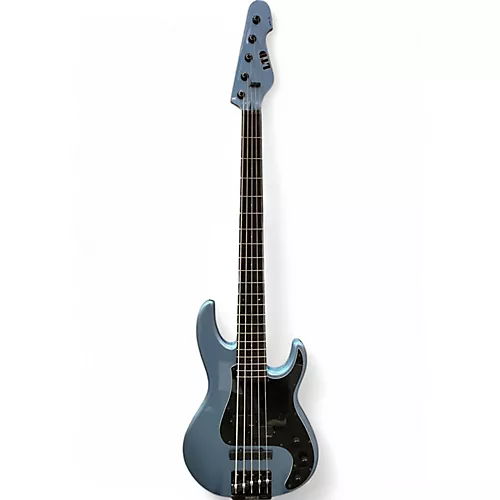 Used ESP LTD AP5 Blue Electric Bass Guitar Blue