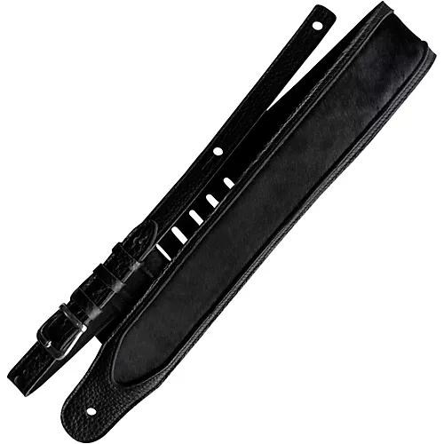 RICHTER Luxury Special Guitar Strap Black Horse 2.75 in.