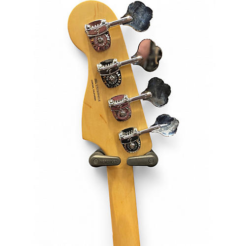 Used Fender American Performer Precision Bass Blue Electric Bass Guitar Blue