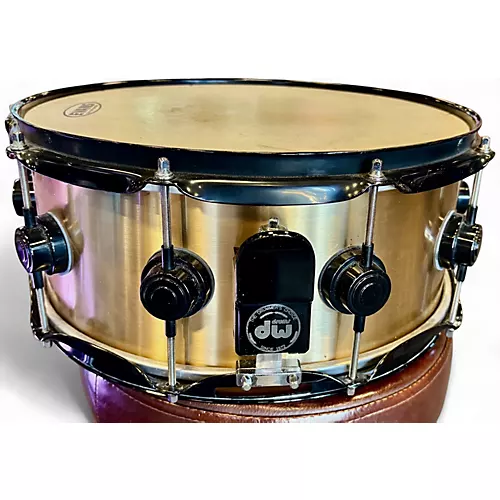 Used DW 5X14 Collector's Series Snare Cast Bronze Drum Cast Bronze 8