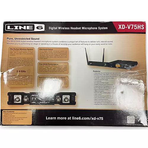 Used Line 6 XDV75HS Headset Wireless System