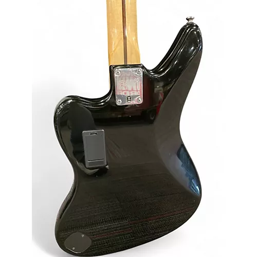 Used Squier Jaguar Bass Black Electric Bass Guitar Black