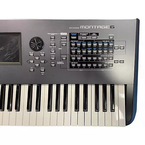 Used Yamaha Montage 6 61 Key Synthesizer