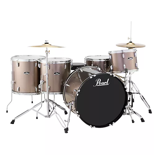Pearl Roadshow 5-Piece Rock Drum Set Charcoal Metallic