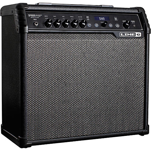 Line 6 Spider V 60 MKII 60W 1x10 Guitar Combo Amp Black