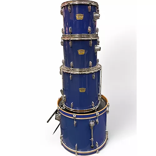 Used Yamaha 4 Piece YD Series Blue Drum Kit Blue