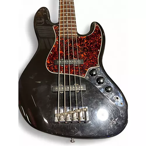 Vintage 1996 Fender American Standard Jazz Bass Black Electric Bass Guitar Black