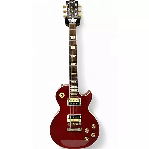 Used Gibson Les Paul Classic Cherry Solid Body Electric Guitar Cherry