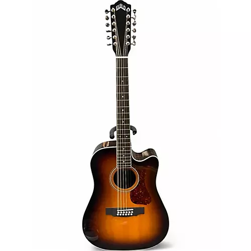 Used Guild D412-NT Natural 12 String Acoustic Guitar Natural