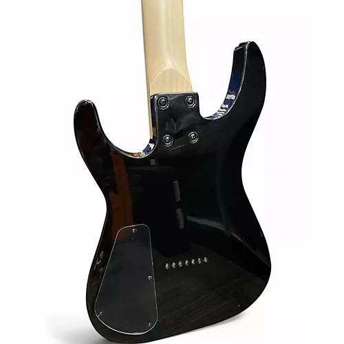 Used Jackson JS22-7 Dinky 7 String QULITED BLACK Solid Body Electric Guitar QULITED BLACK