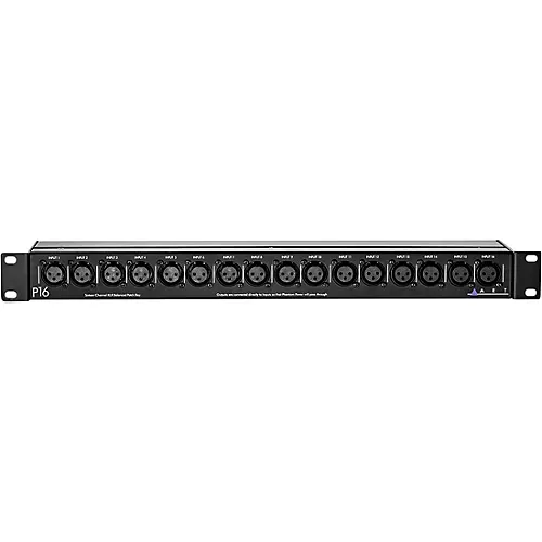 Art P16 16-Channel XLR Balanced Patch Bay