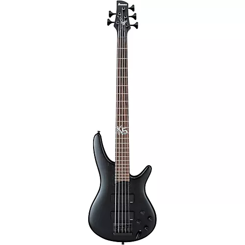 Ibanez K5 Fieldy Signature 5-String Electric Bass Guitar Flat Black