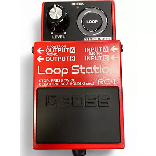 Used BOSS RC1 Loop Station Pedal