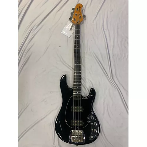 Vintage 1980s Ernie Ball Music Man SABRE Black Electric Bass Guitar Black