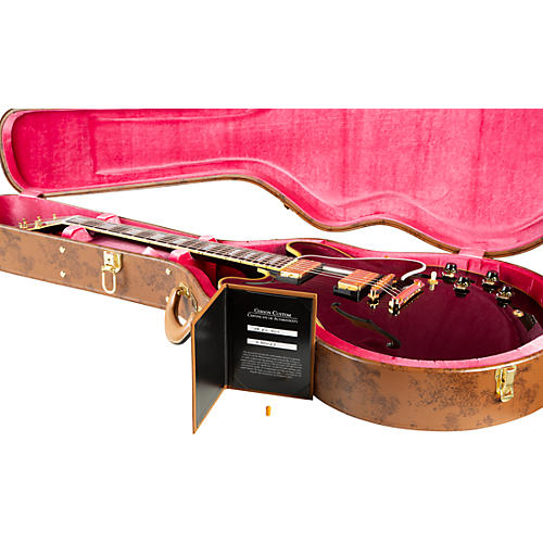 Gibson Custom 1959 ES-355 Reissue Stopbar VOS Semi-Hollow Electric Guitar Ebony