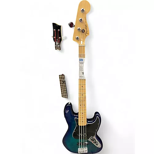 Used Fender Player Jazz Bass Blue Burst Electric Bass Guitar Blue Burst