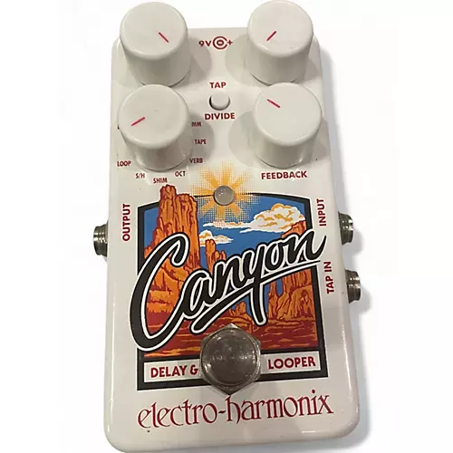 Used Electro-Harmonix Canyon Delay and Looper Effect Pedal