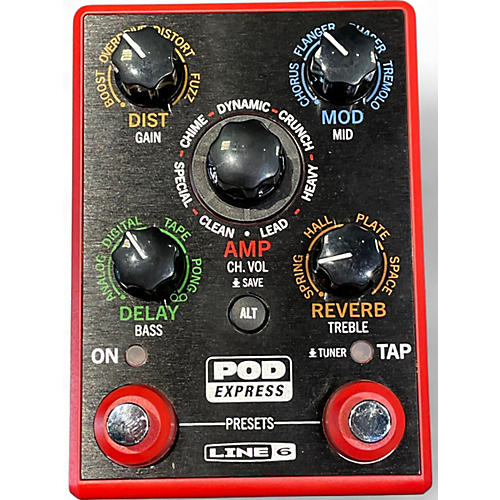 Used Line 6 Pocket Pod Express Amp Modeler Effect Processor