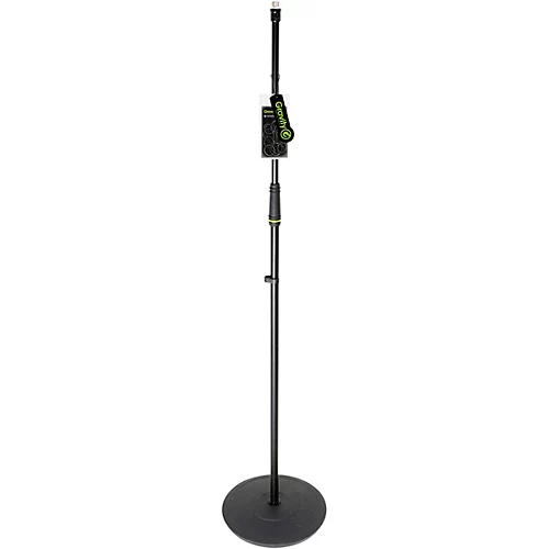 Gravity Stands Microphone Stand With Round Base - Black
