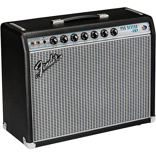 Fender '68 Custom Pro Reverb 40W 1x12 Guitar Combo Amp Black