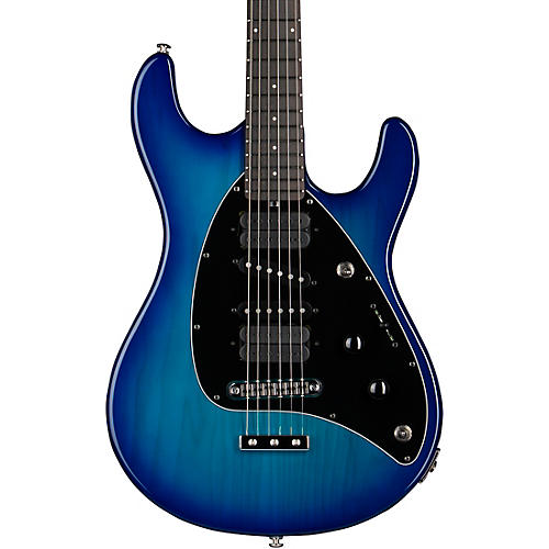 Ernie Ball Music Man Steve Morse STD Electric Guitar Morse Blue Burst