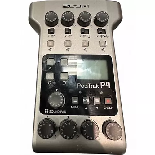 Used Zoom PODTRAK P4 MultiTrack Recorder