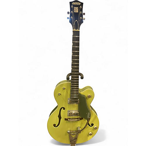 Used 2008 Gretsch Guitars G6118T LTV 125th Anniversary Smoke Green Hollow Body Electric Guitar Smoke Green
