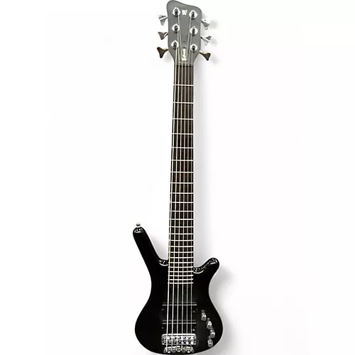 Used Warwick CORVETTE ROCK BASS Black Electric Bass Guitar Black
