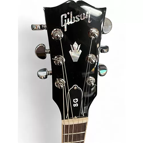 Used Gibson SG Standard Ebony Solid Body Electric Guitar Ebony