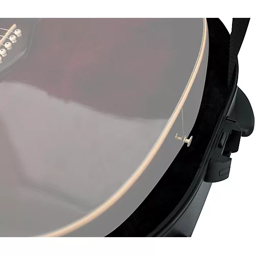 Gator TSA ATA Molded Acoustic Guitar Case Black Black